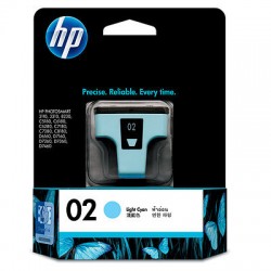 HP 02 Light Cyan Ink Cartridge, APeJ