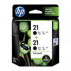 Mực in HP 21 Black Ink Cartridge, TWIN PACK CC627AA