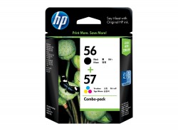 Mực in HP 56 Black / 57 Tri-color Ink Cartridge, COMBO PACK CC629AA