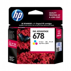 Mực in HP 678 Tri-color Ink Advantage Cartridge CZ108AA