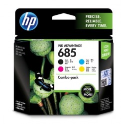 Mực in HP 685 4-color Ink Advantage Cartridges Pack, CMYK, COMBO PACK F6V35AA