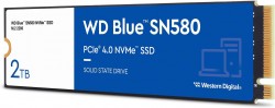 SSD WD Blue SN580 WDS200T3B0E 2Tb (NVMe PCIe/ Gen4x4 M2.2280/ 4150MB/s/ 4150MB/s)
