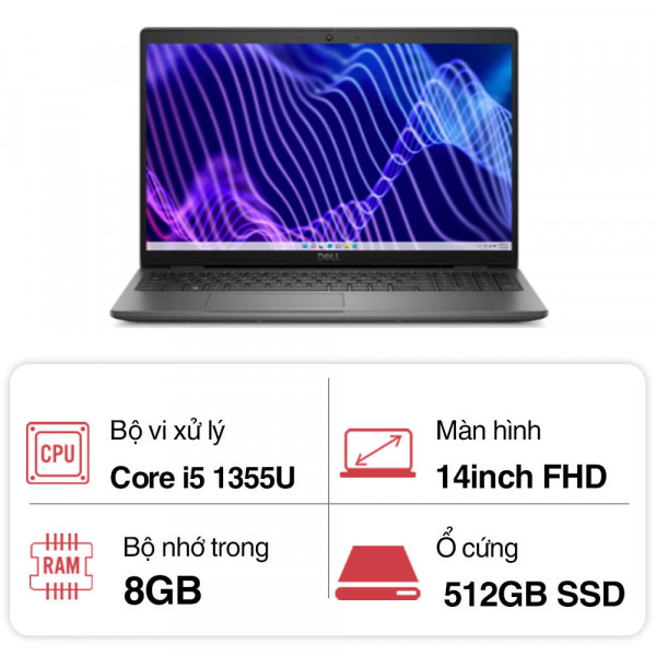 Laptop Dell Latitude L3440 1335U08512G (i5 1335U/8GB/512GB/14 inch)