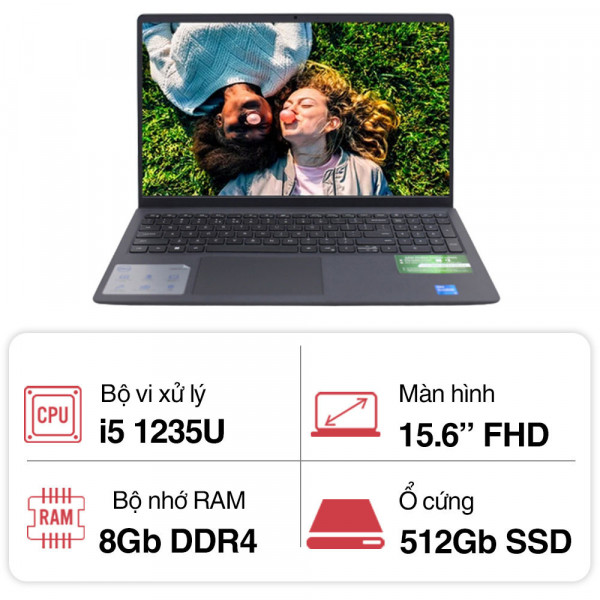 Laptop Dell Inspiron 3520 71027003 (i5 1235U/ 8GB/ 512GB SSD/15.6 inch FHD/W11)