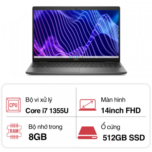 Laptop Dell Latitude L34401355U08512G (i7 1355U/8GB/512GB/14inch)