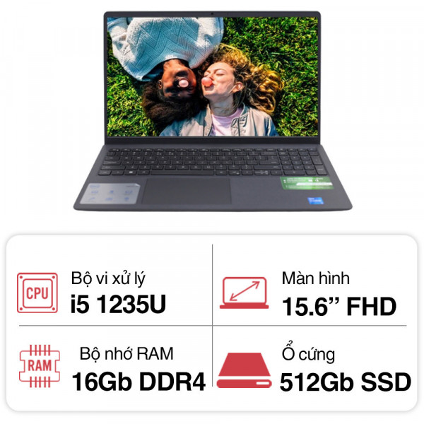 Laptop Dell Inspiron 3520 N5I5011W1 (i5 1235U/16GB/512GB/15.6inch/W11)