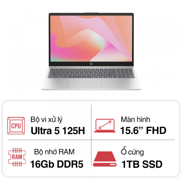 Laptop HP 15 fd1062TU 9Z2Y0PA (Ultra 5 125H/16GB/1TB/15.6 inch FHD/ W11)