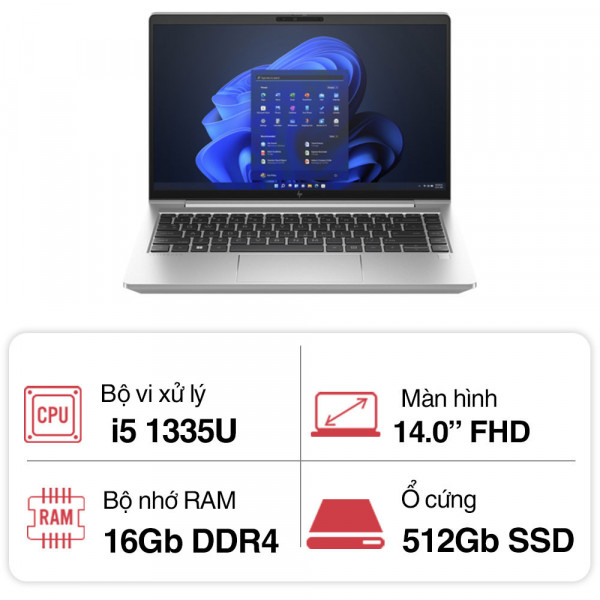 Laptop HP EliteBook 640 G10 873G3PA (i5 1335U/16GB/512GB/14inch/W11)
