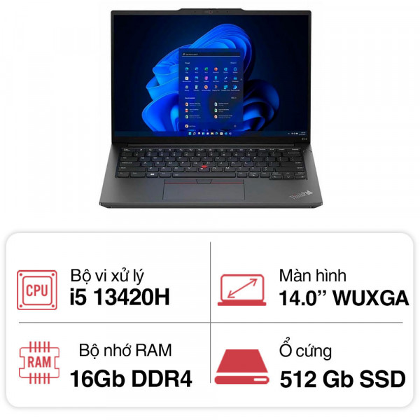 Laptop Lenovo ThinkPad E14 GEN 5 21JK00H4VA (i5 13420H/16Gb/512GB/14inch)