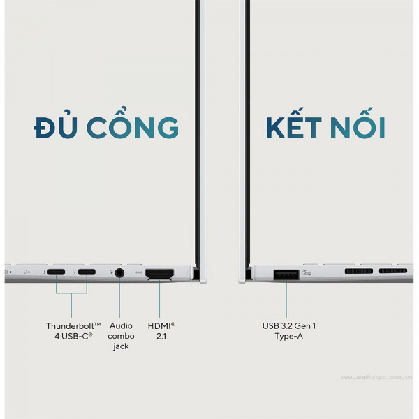 Kết hợp với trọng lượng nhẹ và kích thước gọn, đây là chiếc laptop đúng nghĩa “xách đi làm mỗi ngày”.