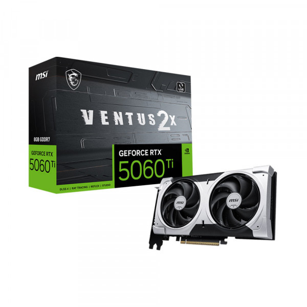Card màn hình Msi RTX 5060 Ti 8G VENTUS 2X OC PLUS 8GB GDDR7 (G506T-8V2CP)