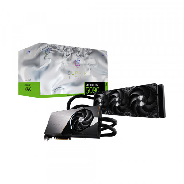 Card màn hình Msi RTX 5090 32G SUPRIM LIQUID SOC 32GB GDDR7 (912-V530-025)