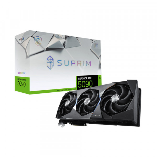 Card màn hình Msi RTX 5090 32G SUPRIM SOC 32GB GDDR7