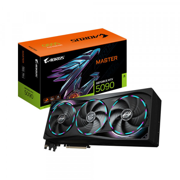 Card màn hình GIGABYTE AORUS GeForce RTX™ 5090 MASTER 32G  GDDR7