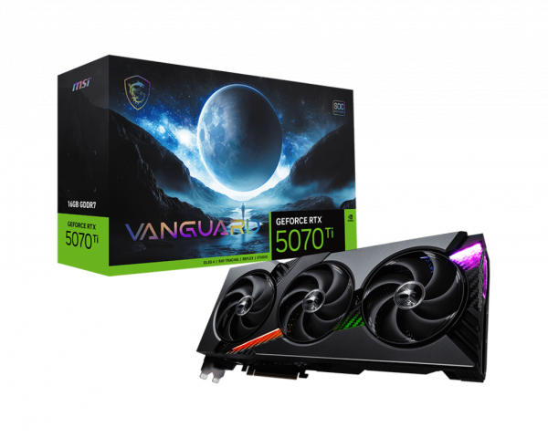 VGA MSI RTX 5070 Ti 16GB VANGUARD SOC LAUNCH EDITION