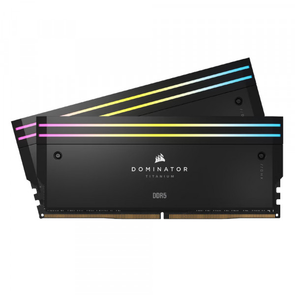 RAM Corsair DOMINATOR TITANIUM RGB 48GB (2x24GB) DDR5 6000MHz Black (CMP48GX5M2B6000C30)