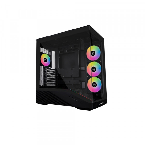 Vỏ case máy tính Lian Li V100 gồm 4 fan 120mm RGB Black - V100RX