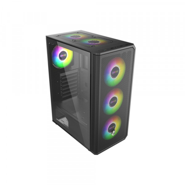 Vỏ Case VITRA CERES V309 BLACK 1FAN RGB (ATX/Màu Đen)