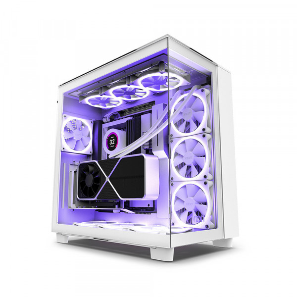 Vỏ máy tính NZXT H9 Elite White (CM-H91EW-01)