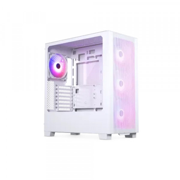 Vỏ Case Phanteks 523 Series XT Pro Ultra ATX Case, Tempered Glass, 4x M25-140 DRGB Fan, Matte White