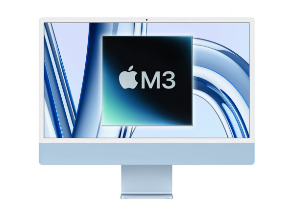 Máy tính All in One Apple iMac 24 inch M3 (8 CPU/ 8 GPU/16GB /512GB) - Blue