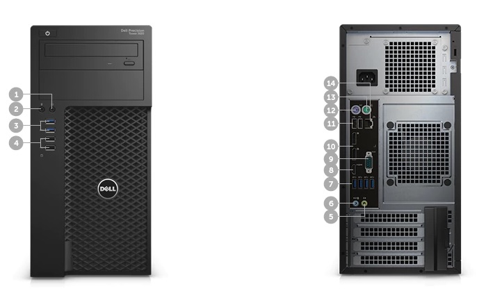 Máy trạm Workstation Dell Precision  3620 XCTO BASE-42PT36D015