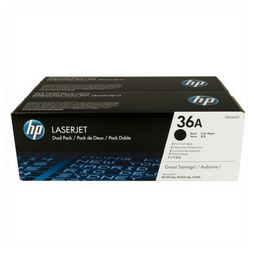 Mực in HP 36A Black Original LaserJet Toner Cartridge (Dual Pack) CB436AD