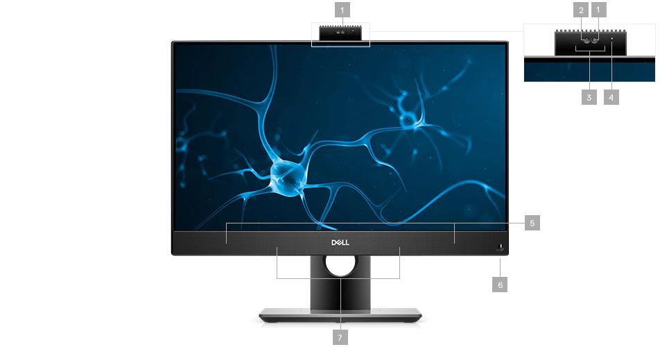 Máy tính Dell All-in-One OptiPlex 5480 i5