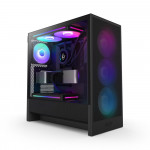 Vỏ Case NZXT H5 FLOW RGB (2024) All Black 