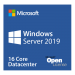 Phần mềm Microsoft Windows Server DataCenter  SvrDCCore 2019 SNGL OLP 16Lic NL CoreLic Qlfd - Hệ điều hành dùng cho máy chủ