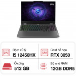 Laptop Lenovo LOQ Gaming 15IAX9 83GS001RVN (i5 12450HX/ 12GB/ 512GB SSD/ RTX 3050 6Gb/ 15.6 inch FHD)